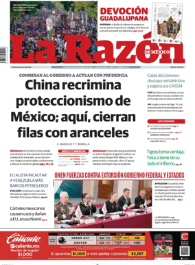 Cover of La Razón de México