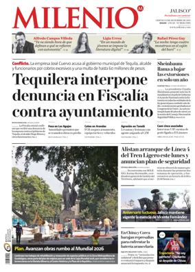 Cover of Milenio Jalisco