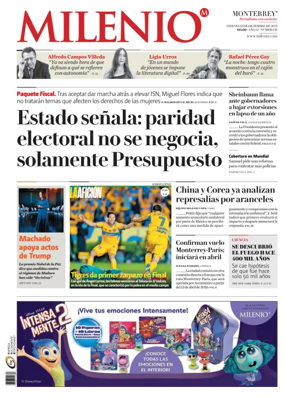 Cover of Milenio Monterrey