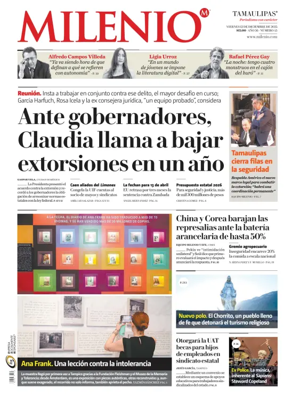 Cover of Milenio Tamaulipas