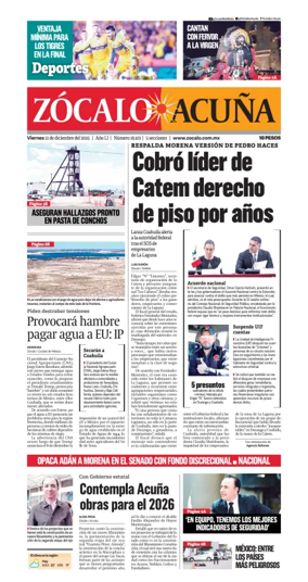 Cover of Zócalo Acuña