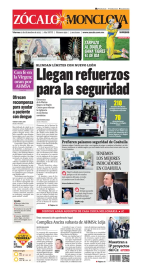 Cover of Zócalo Monclova