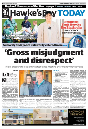 Cover of Hawke's Bay Today