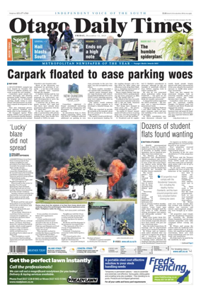 Cover of Otago Daily Times