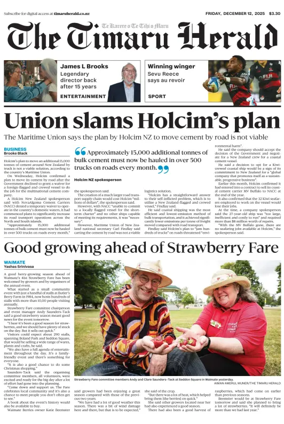 Cover of The Timaru Herald