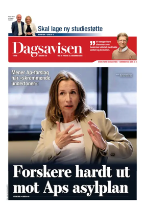 Cover of Dagsavisen