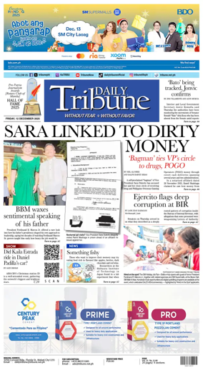 Cover of Daily Tribune (Philippines)