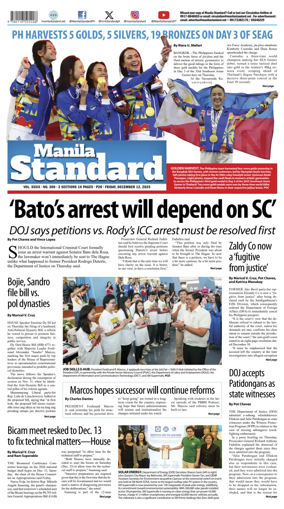 Cover of Manila Standard