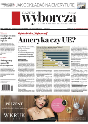 Cover of Gazeta Wyborcza