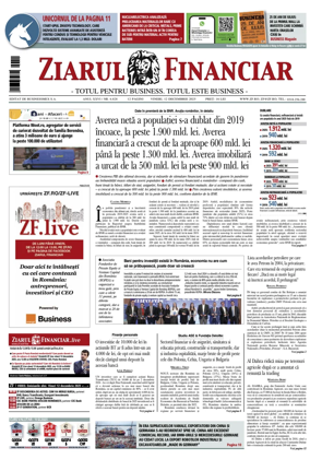 Cover of Ziarul Financiar