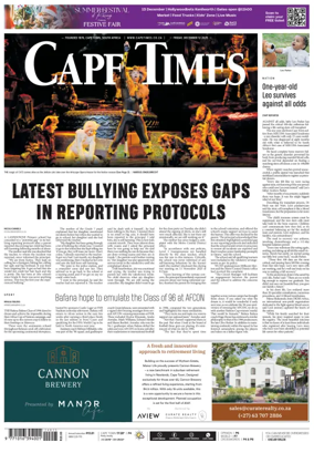 Cover of Cape Times