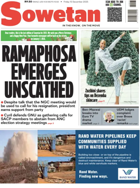 Cover of Sowetan