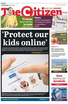 Cover of The Citizen (KZN)