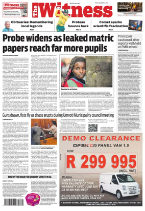 Cover of The Witness (South Africa)