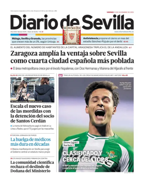 Cover of Diario de Sevilla