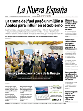 Cover of La Nueva España (Cuencas)