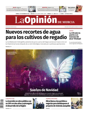 Cover of La Opinión de Murcia