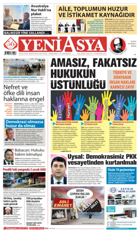 Cover of Yeni Asya