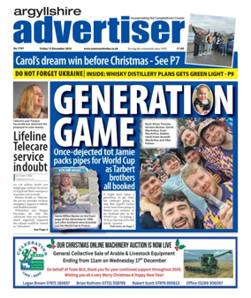 Cover of Argyllshire Advertiser