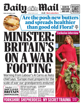 Cover of Daily Mail