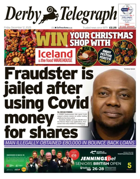 Cover of Derby Telegraph