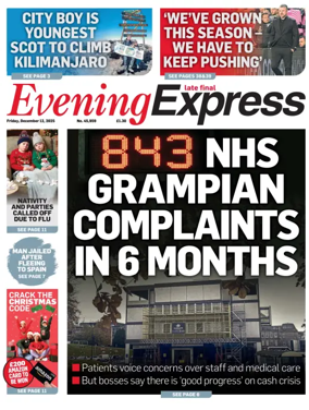 Cover of Evening Express (Extra Edition)