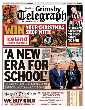 Cover of Grimsby Telegraph