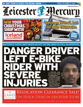 Cover of Leicester Mercury