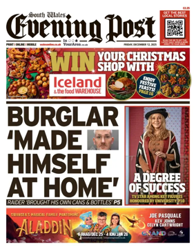 Cover of South Wales Evening Post