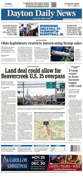 Cover of Dayton Daily News