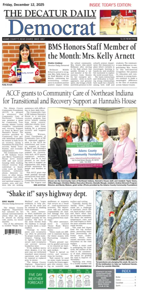 Cover of The Decatur Daily Democrat