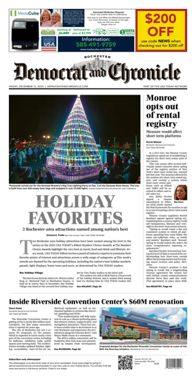 Cover of Democrat and Chronicle