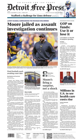 Cover of Detroit Free Press