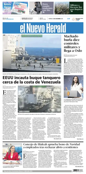 Cover of El Nuevo Herald