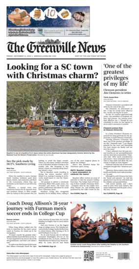 Cover of The Greenville News