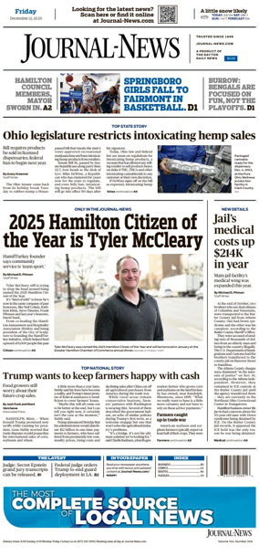 Cover of Hamilton Journal News