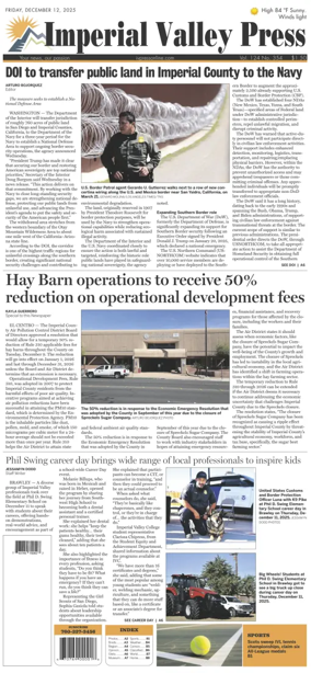 Cover of Imperial Valley Press