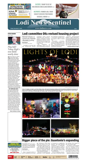 Cover of Lodi News-Sentinel
