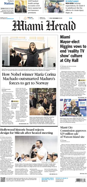 Cover of Miami Herald