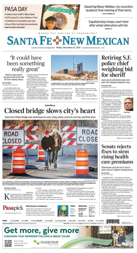 Cover of Santa Fe New Mexican