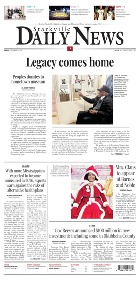 Cover of Starkville Daily News