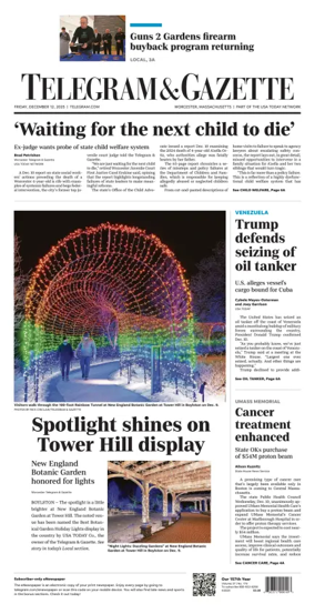 Cover of Telegram & Gazette