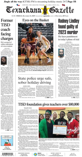 Cover of Texarkana Gazette