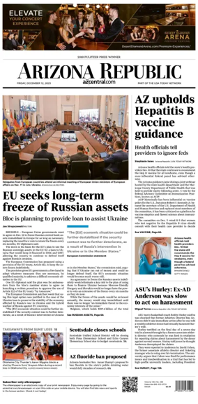 Cover of The Arizona Republic
