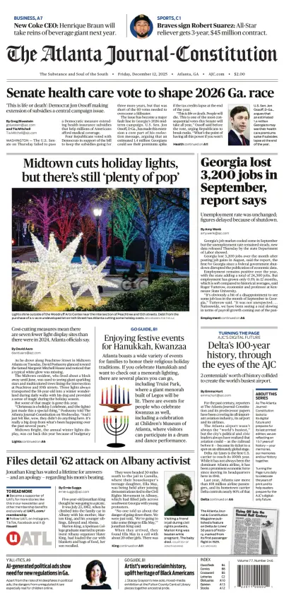 Cover of The Atlanta Journal-Constitution