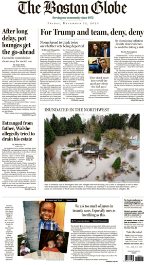 Cover of The Boston Globe