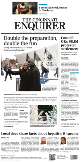 Cover of The Cincinnati Enquirer