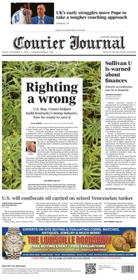 Cover of The Courier-Journal (Louisville)