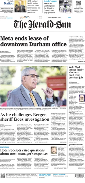 Cover of The Herald Sun