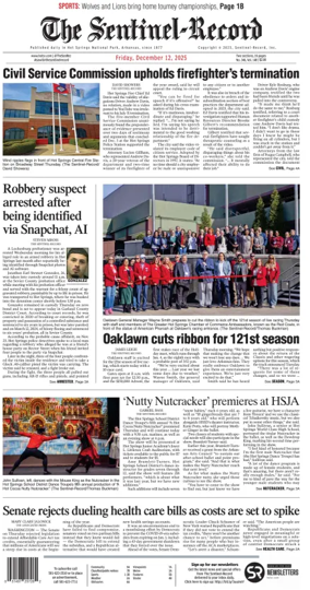 Cover of The Sentinel-Record